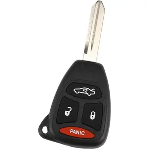 Keyless Entry Remote for Chrysler 300 315Mhz KOBDT04A 4 Button Reusable | Control Replacement Key Fob 1 Pcs for Dodge Avenger Charger