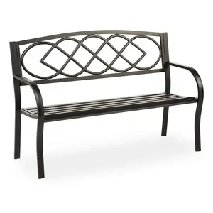 Plow & Hearth Celtic Knot Garden Bench