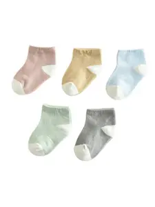 5 Pairs Baby Socks for 0-6 Months, Soft and Comfortable Newborn Socks for Boys and Girls, Ideal for Daily Wear, Soft Comfy Socks