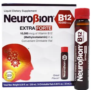 Nuerobion B12 Extra Forte Dietary Supplement - 10 Vials - Edible, Healthcare