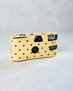 Gold Heart - Disposable Camera with Flash - Weddingstar Inc.