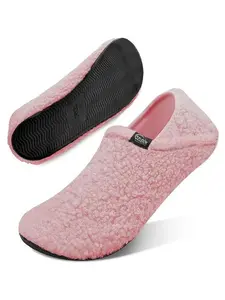 Plush Slippers Memory Cotton WarmIndoor Slippers Winter Warm Non-SlipRubber Sole Women Walking ShoesShoe Slide Footwear Fur
