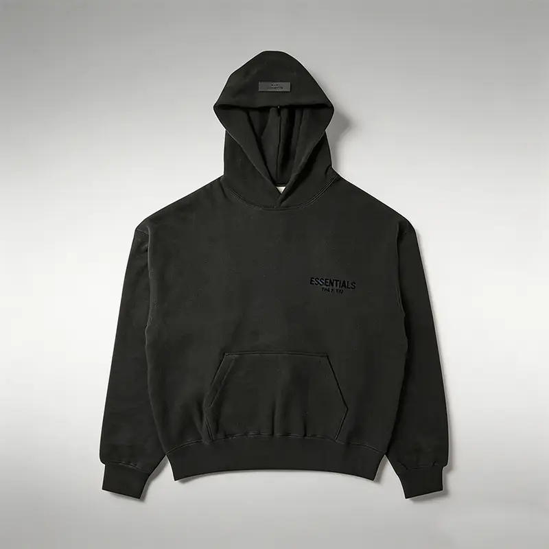 Fear of God Essentials Men's Pullover Hoodie 'Stretch Limo' FW22, Everyday Wear Mens Hoodie