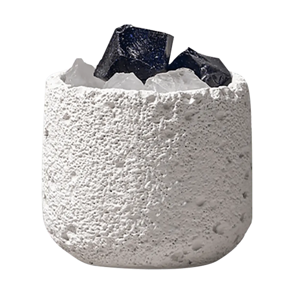 SONG CHAO Cold Mountain Series Aroma Diffuser Stone Set - Premium Fragrance Gift with Container, Crystal Stones, and Essential Oil - Moonlight Osmanthus