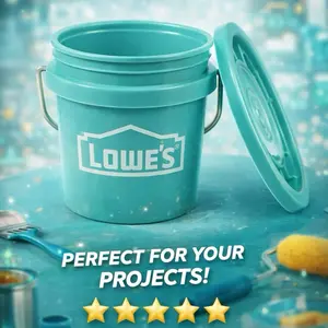 Lowe's TEAL Mini buckets with lid