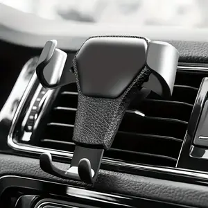 Gravity Car Phone Holder, Auto Air Vent Mount Cradle, Abs Material, Triangle Shape, Rotatable Device Mount, Navigation Supportbracket, Car Cellphone Mount, Adjustable Holder