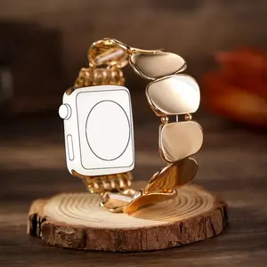 High-End Metal Elastic Apple Watch Band, Fits 38/40/41/42/44/45/46/49mm, Fashionable Couple Strap for Apple Watch Series 1-10, Smart Watch Straps