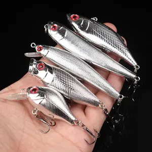 Artificial Fishing Lure (5 Counts/set), Simulation Fishing Lure with Hook, Outdoor Fishing Accessories for Fishing Enthusiasts