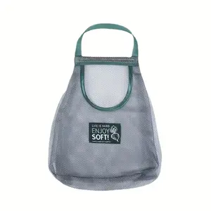 Durable Hanging Mesh Bag for Garlic, Potatoes, Onions, Reusable Fresh Produce Bag, Kitchen Accessory, Strong and Long-Lasting