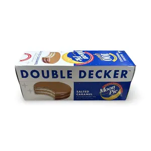 Moon Pie Salted Caramel Double Decker Marshmallow Sandwich Cookies, 9 Pack