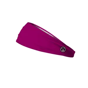 RAVEbandz The Pro - Wide Stretch Headband (Solid Magenta)
