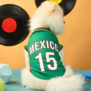 Breathable Pet Basketball Jersey, Summer Comfort Shirt for Small Medium Dogs, Stylish Dog Clothing, Ideal for Active Pets