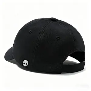 Men's Stylish Skull-Patterned Baseball Cap - Casual Outdoor Short-Brimmed Hat, Ideal for Outings and Travel; A Relaxed, Hip-Hop Style "Dad Hat"