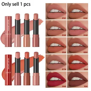 Matte Velvet Lipstick, Easy to Apply, Non-Sticky, Long-Lasting, Moisturizing, Hydrating, Natural Look, Suitable for All Skin Types
