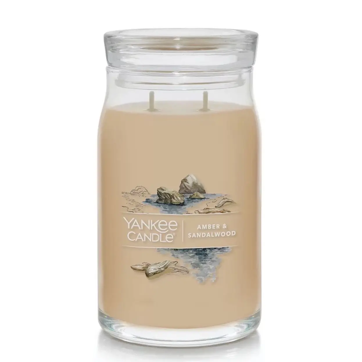 Yankee Candle Amber & Sandalwood Signature Large Jar Candle