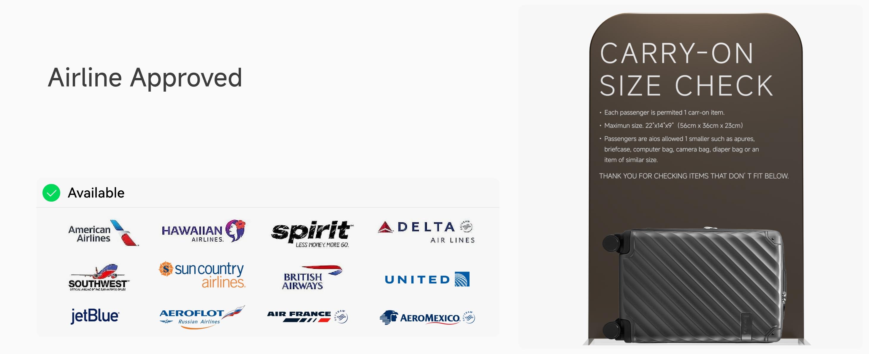 LUGGEX 21 Inch Carry On Luggage for Airplanes, Polycarbonate Hard Shell Suitcase with TSA Lock, Perfect for Travel & Business LUGGEX 21 Inch Carry On Luggage for Airplanes, Polycarbonate Hard Shell Suitcase with TSA Lock, Perfect for Travel & Business