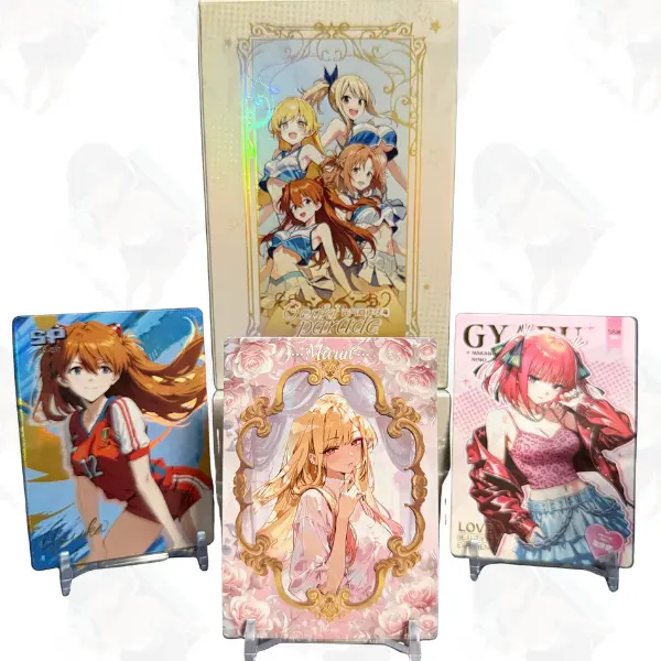 Genki Parade 4 Anime Waifu Trading Card Booster Box – 13 Packs / 37 Cards – Standard Size Collector Card Set