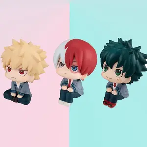 Anime Figure cute Midoriya Izuku Figurine Bakugou Katsuki action figure Look up figure mini cute Toy Collectible doll Gifts