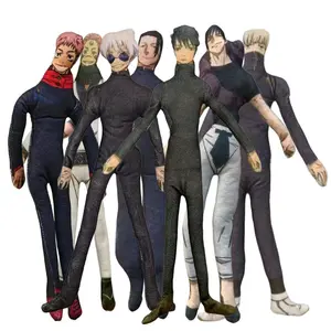 Anime JJK Plush Gojo Satoru Plushies Dolls Fushigura Megumi Slender Twistable Shape Stuffed Toys Abstract Festivals Gifts 28cm