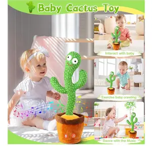 Dancing Talking Cactus Toy for Kids - Interactive Dancing & Talking Cactus with Playful Design for Fun Playtime Activities