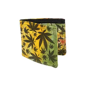 Hippie Rasta Canna-Leaf Wallet