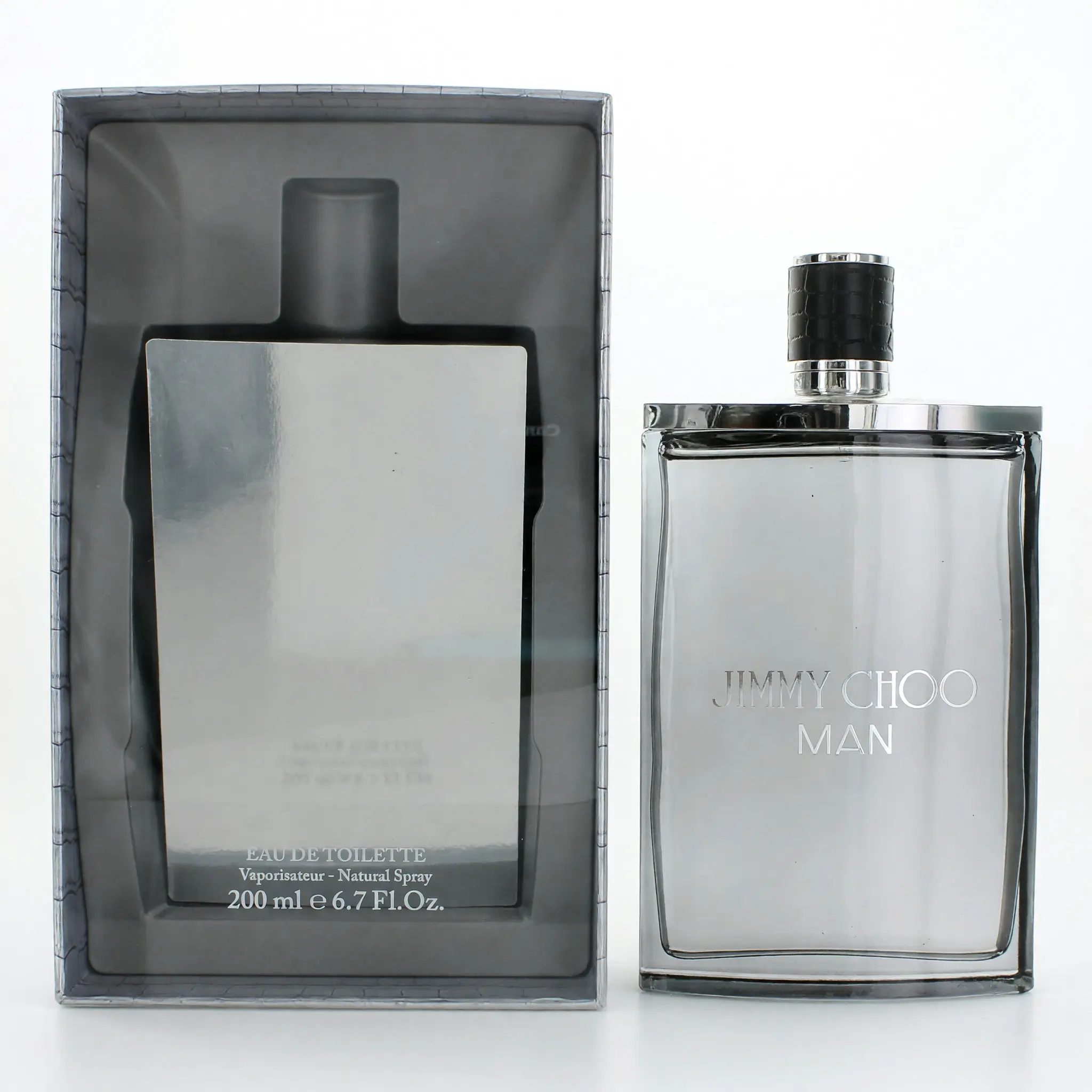 Jimmy Choo Man by Jimmy Choo, 6.7 oz EDT Spray for Men, 6.7 Fl Oz, Fresh Woody, Spray Bottle, Male Wear