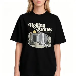 "Rolling Stones Easter" Trendy Unisex Graphic Tee |   All-Season Breathable Top