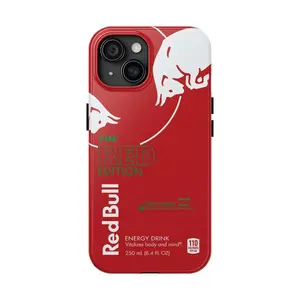 The Red Edition Red bull Watermelon Flavor Two-In-One Film Case - Durable, Shock-Absorbing, and Trendy Protection - for iPhone17 16, 15, 14, 13, 12 Plus, Pro, Max, and Samsung S25-22 Perfect Birthday Gift for Friends
