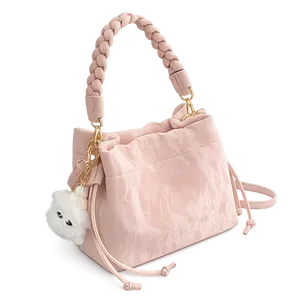 Women's New Pink Bag: Versatile Crossbody, Stylish Handbag, and Bucket Bag