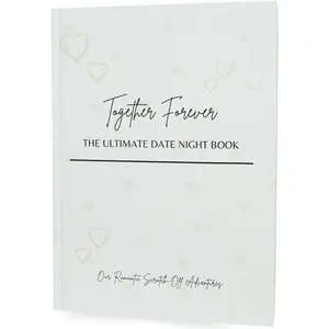 Unique Date Night Book by Together Forever | 60 Romantic Ideas for Couples | Anniversary & Wedding Gift | Memory Journal 11" x 9"