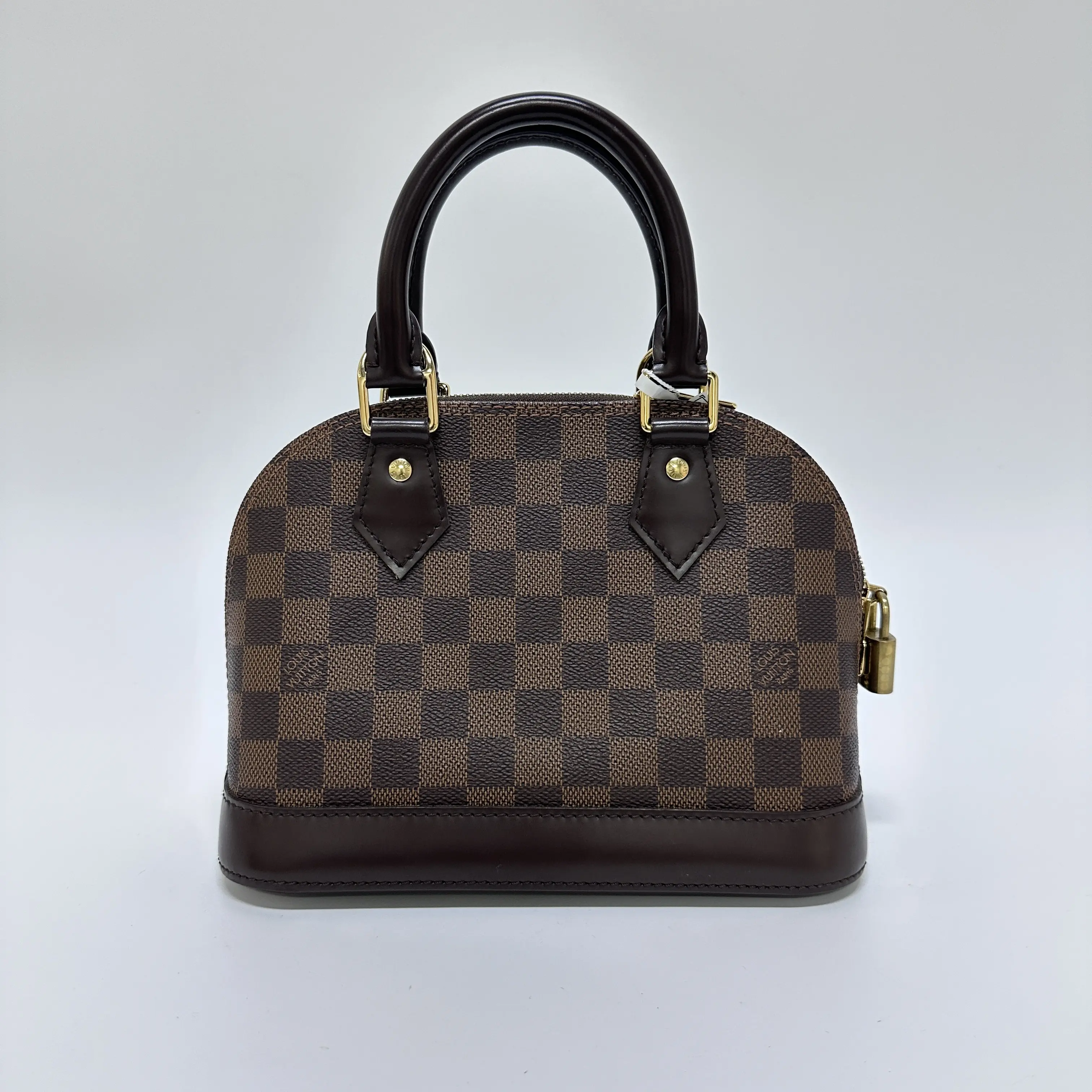 Pre-owned Louis Vuitton Alma BB Damier Ebene
