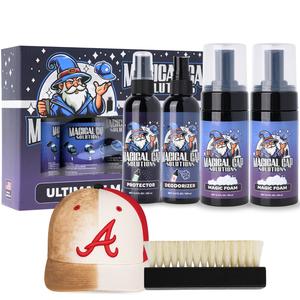 Complete magic bundle (complete kit) - 2x magic foam, 1x deodorizer, 1x protector, 1x soft brush, 1x sponge