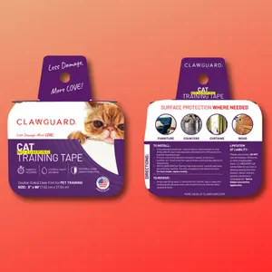 Cat Training Tape Furniture Guards - Train And Deter Your Cat