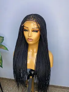 7x7 Knotless Braid Closure Unit Not a 360 Full Lace Wig for Natural Look and Comfortable Wear