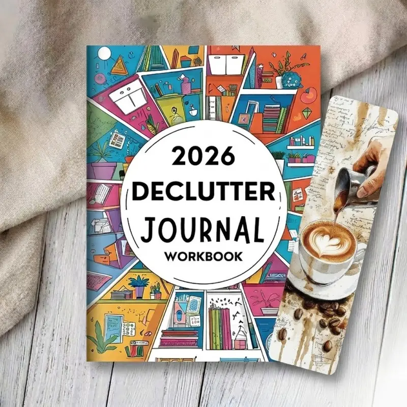 2026 Unisex Standard Paper Planner Notebook - Non-Customized Office Stationery, Modern Planner, Stress & Mood Notebook, Emotional Regulation Tool for Home & Office Organization, Anti-Anxiety Support