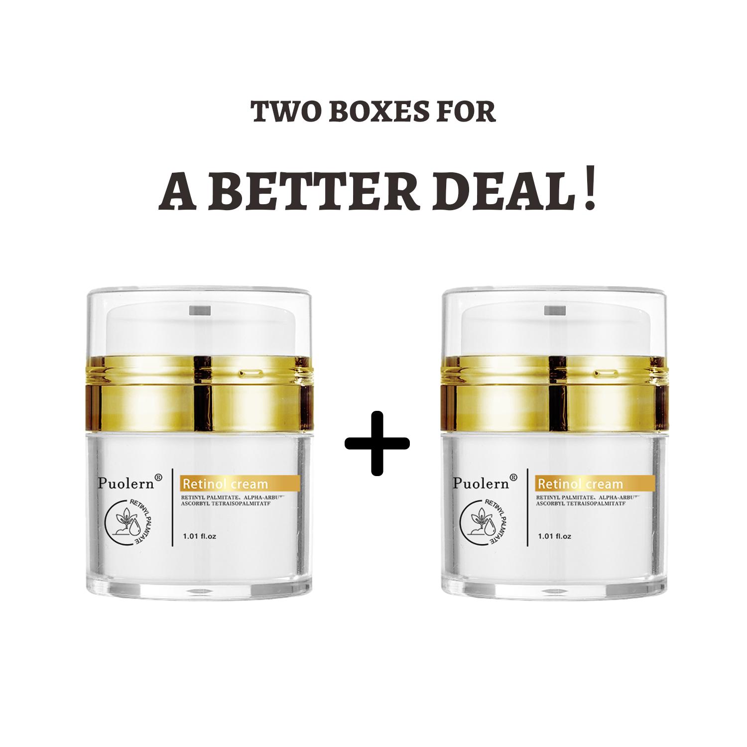 Retinol+Sodium Hyaluronate Cream for Face Cream Fast Deep Cellular Absorption Day or Night Cream for Moisturizers  Skincare Skin Repair Comfort