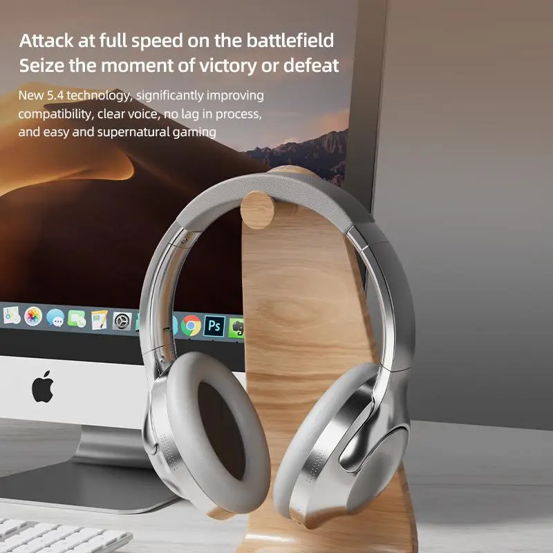 Wireless Bluetooth Over Ear Headphones Hi-Fi Deep Bass Foldable Headset with Mic sohochic