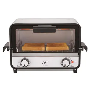 SPT SO-0972W Easy Grasp 2-Slice Countertop Toaster Oven