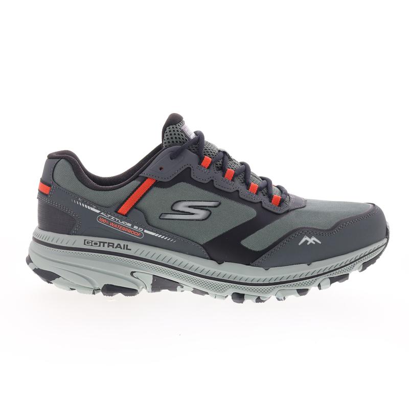 Skechers Go Run Trail Altitude 2.0 WP Mens Gray Athletic Hiking Shoes
