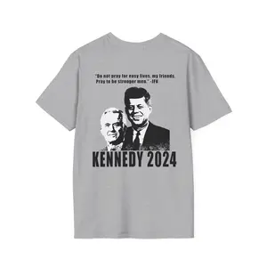 RFK Inspirational Quote 'Do Not Pray for Easy Lives'