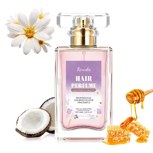 Hair Perfume for Women, Long-Lasting Hydrating Hair & Body Mist, Honey Infused Chamomile Essential Oil Fragrance, Odor Removing, Anti-Frizz Nourishing, Alcohol-Free, 50 ml