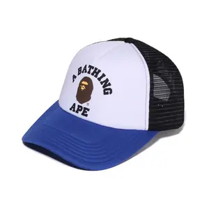 Bape College Trucker Hat Blue/Black