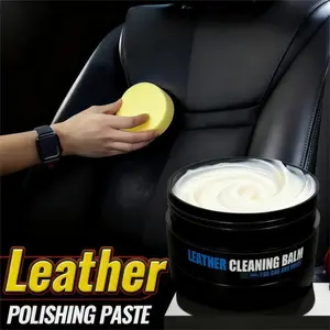 Car Interior Leather Cleaner & Protectant - Suitable for Plastic, Rubber, and Car Dashboards in Both Interior and Exterior; Leather Cleaner with Fast-Acting Cleaning Power, Long-Lasting Auto Care Protection, and Vibrant Shine Enhancement