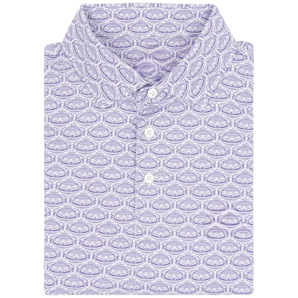 The LSU Death Valley Men's Short Sleeve Collegiate Polo, Polo 3D Unisex, Gif For Him