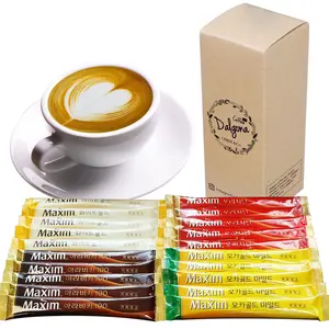 Maxim 3 in 1 Instant Coffee Variety Sample Packets with Gift Box Set - 20 Sticks - Beverage