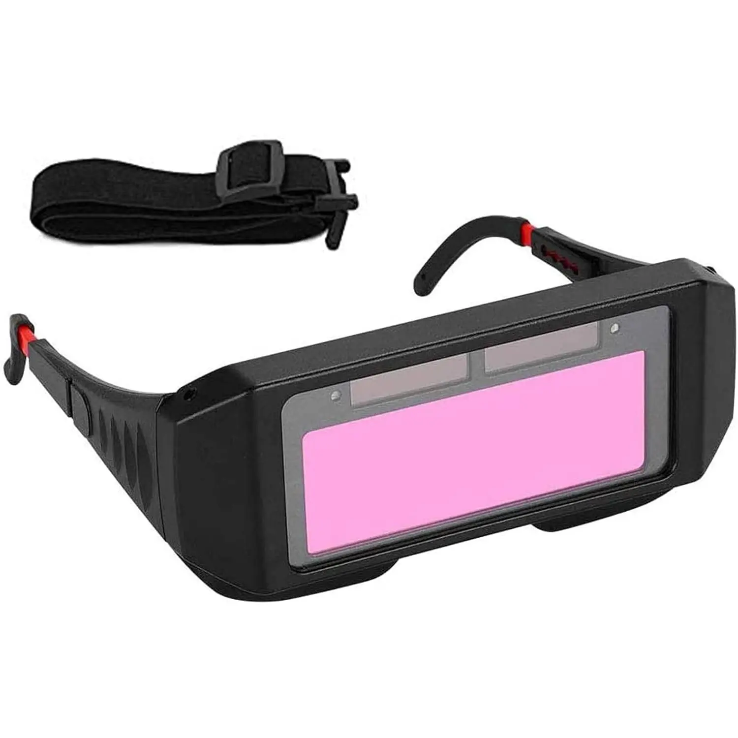 Auto-Darkening Solar Welding Goggles with Anti-Glare Auto-Darkening Filter, ABS Frame, Adjustable Shade, Safety Protective Eyewear for Home Improvement Work Safety