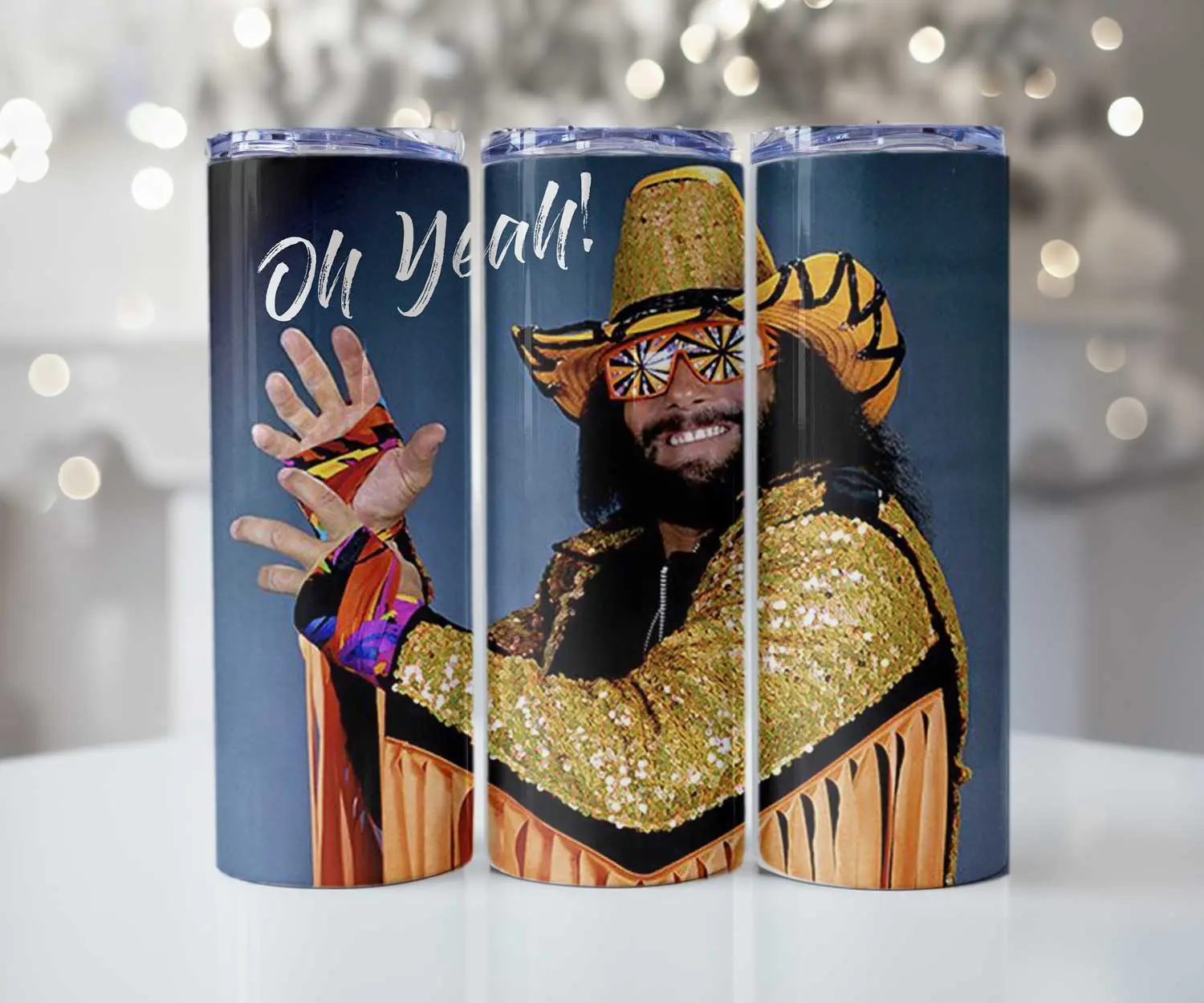 Oh Yeah! Randy Savage Tribute Tumbler