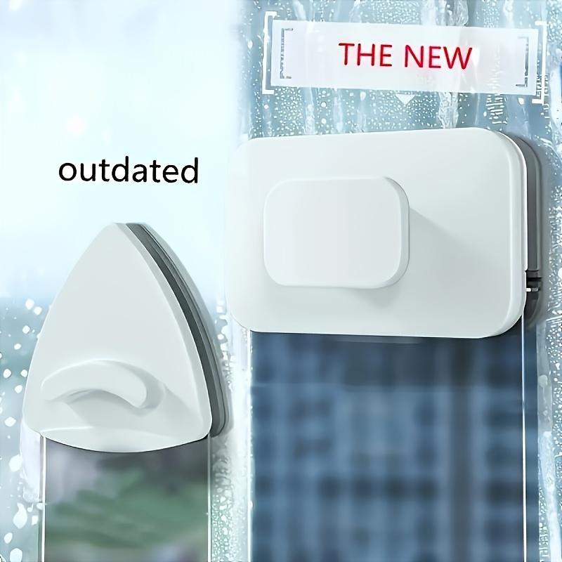 Dual-Sided Magnetic Window Cleaner with Strong Magnets - High-Rise Glass Cleaning Tool, ABS Handheld with Anti-Pinch & Anti-Drop Protection, Fits 3-10mm Glass, Indoor Outdoor Use