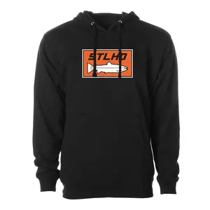 STLHD Men's Standard Logo Black Standard Hoodie