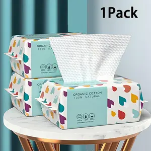 Disposable Face Towel, Soft Multi-Purpose Makeup Remover and Face Cleaning Towel for Home, Outdoor and Travel Use, Face Cleaning Wipes